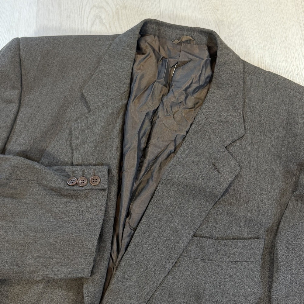 Giorgio Armani 46/ 56L Gray Wool Blazer Sport Coat 2 Button Made Italy Men